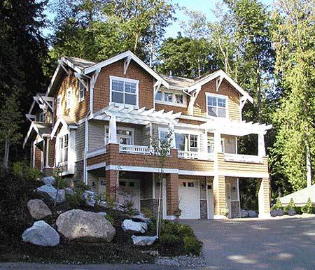 front sloping lot house plans for the front sloping lot 2355jd 2nd floor master front sloping lot house plans for the front sloping lot 2355jd 2nd floor master