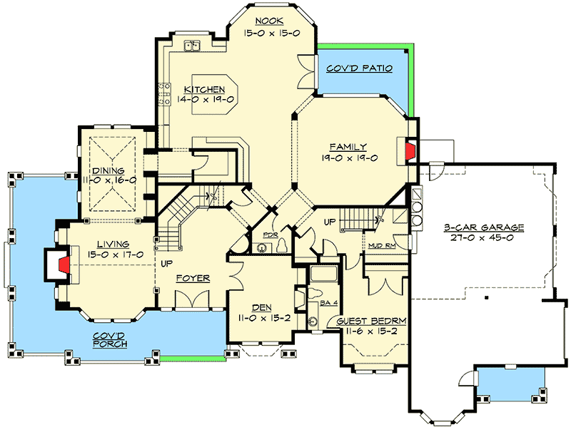 Luxury Master Suite Floor Plans luxury master suite with sitting room & fireplace - 2387jd Luxury Master Suite Floor Plans luxury master suite with sitting room & fireplace - 2387jd