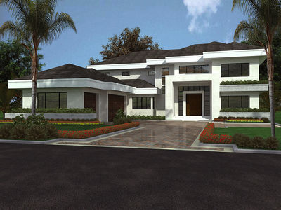 Contemporary Florida Style Home Plan - 32051AA | Architectural ... Contemporary Florida Style Home Plan - 32051AA | Architectural ...
