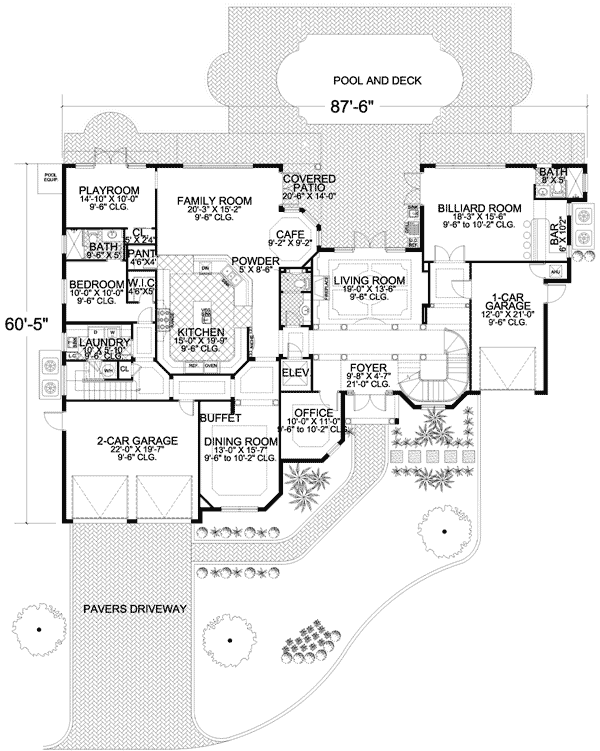 Mediterranean House Plan with All the Bells and Wh 32063AA