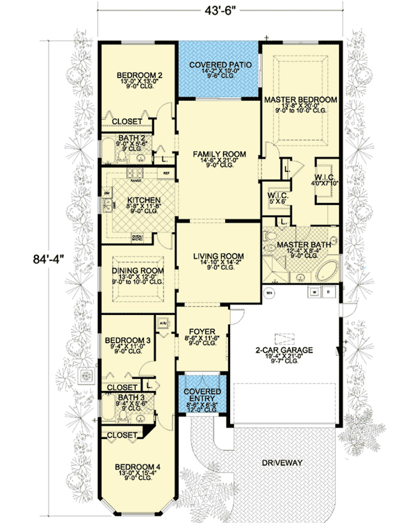 Long and Narrow - 32220AA | Architectural Designs - House Plans Long and Narrow - 32220AA | Architectural Designs - House Plans