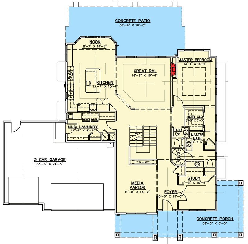 Eight Bedroom Craftsman House Plan - 64430SC | Architectural Designs ... Eight Bedroom Craftsman House Plan - 64430SC | Architectural Designs ...
