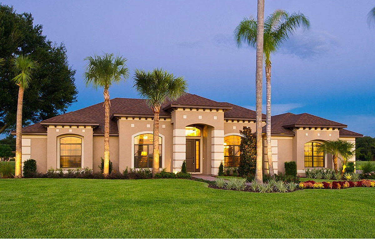 4 Bed Mediterranean House Plan with Lanai - 82192KA ...