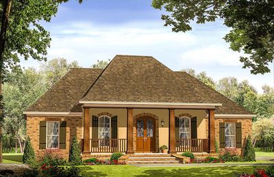 French Country House Plan with 3 Beds and a Flex Room - 51182MM ... French Country House Plan with 3 Beds and a Flex Room - 51182MM ...