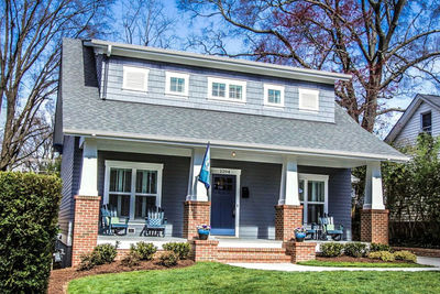 Cottage House Plan with Full Front Porch and Shed Dormer Above ... Cottage House Plan with Full Front Porch and Shed Dormer Above ...