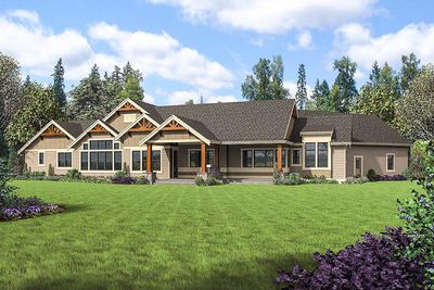 Mountain Ranch Home Plan with RV Garage - 23707JD | Architectural ... Mountain Ranch Home Plan with RV Garage - 23707JD | Architectural ...