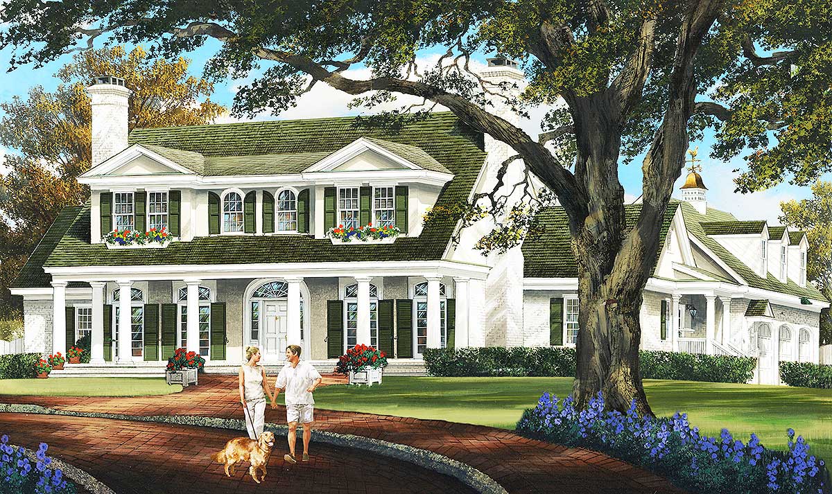 5 Beds Plus Giant Bonus Room 32619WP Architectural Designs House