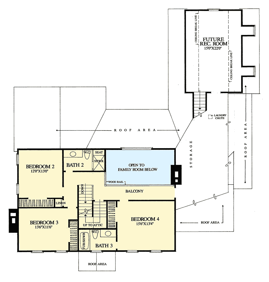 Center Colonial Floor Plan With Garage Below Family Room Center Colonial Floor Plan With Garage Below Family Room