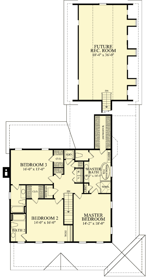 Traditional House Plan with Extensive Porches - 32635WP | Architectural