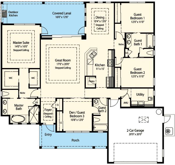 Smart House Plans | 3 way energy smart house plan 33108zr 1st floor master Smart House Plans | 3 way energy smart house plan 33108zr 1st floor master
