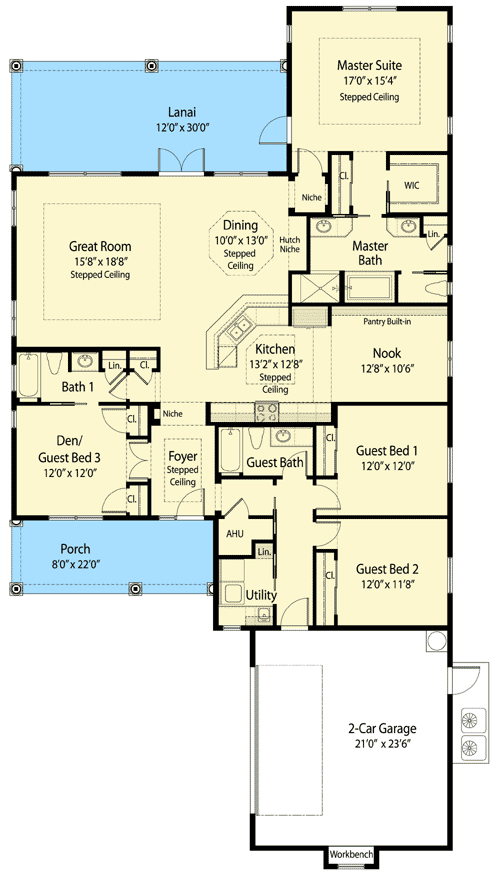 3 or 4 bedroom net zero ready home plan 33113zr 3 or 4 bedroom net zero ready home plan 33113zr