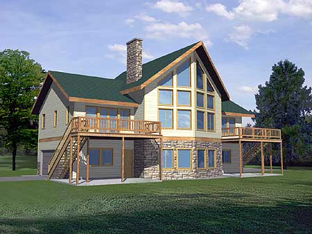 Great Views with Garage Options - 35051GH | Architectural Designs ... Great Views with Garage Options - 35051GH | Architectural Designs ...