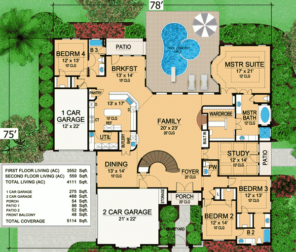 Mini Mansion Floor Plans | mini mansion 36105tx 1st floor master suite cad Mini Mansion Floor Plans | mini mansion 36105tx 1st floor master suite cad