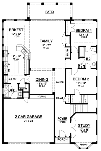 Mission Style in Two Versions - 36347TX | Architectural Designs ... Mission Style in Two Versions - 36347TX | Architectural Designs ...