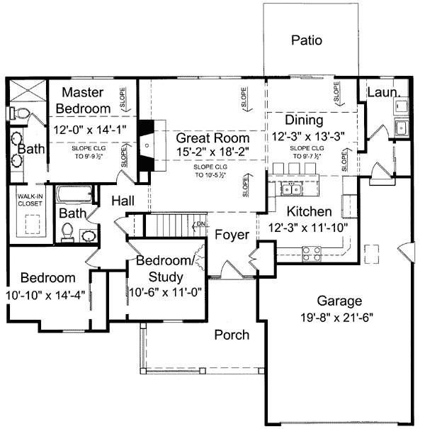 reverse floor plan pinit white