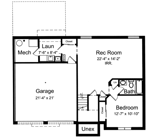bi level home plan 39197st 1st floor master suite bi level home plan 39197st 1st floor master suite
