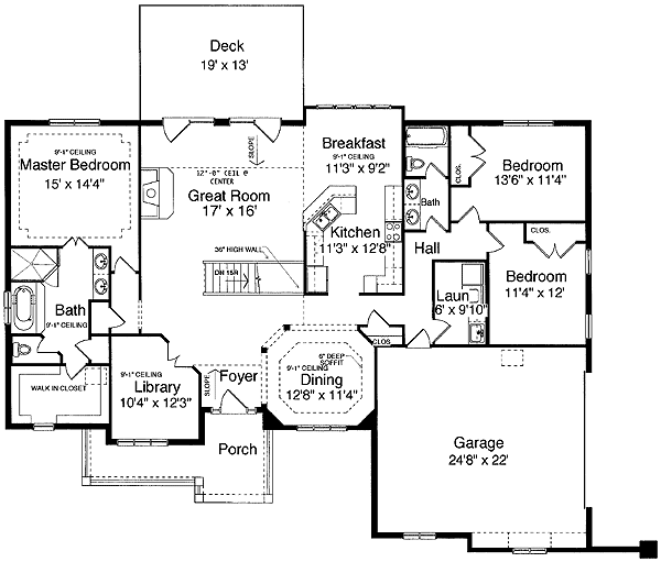 reverse floor plan pinit white