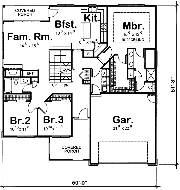 Five Bedrooms - 40835DB | Architectural Designs - House Plans