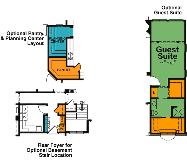 Split Bedroom with Options - 40898DB | Architectural Designs - House Plans