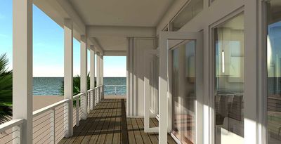 Modern Beach Duplex Plan - 44127TD | Architectural Designs - House Plans