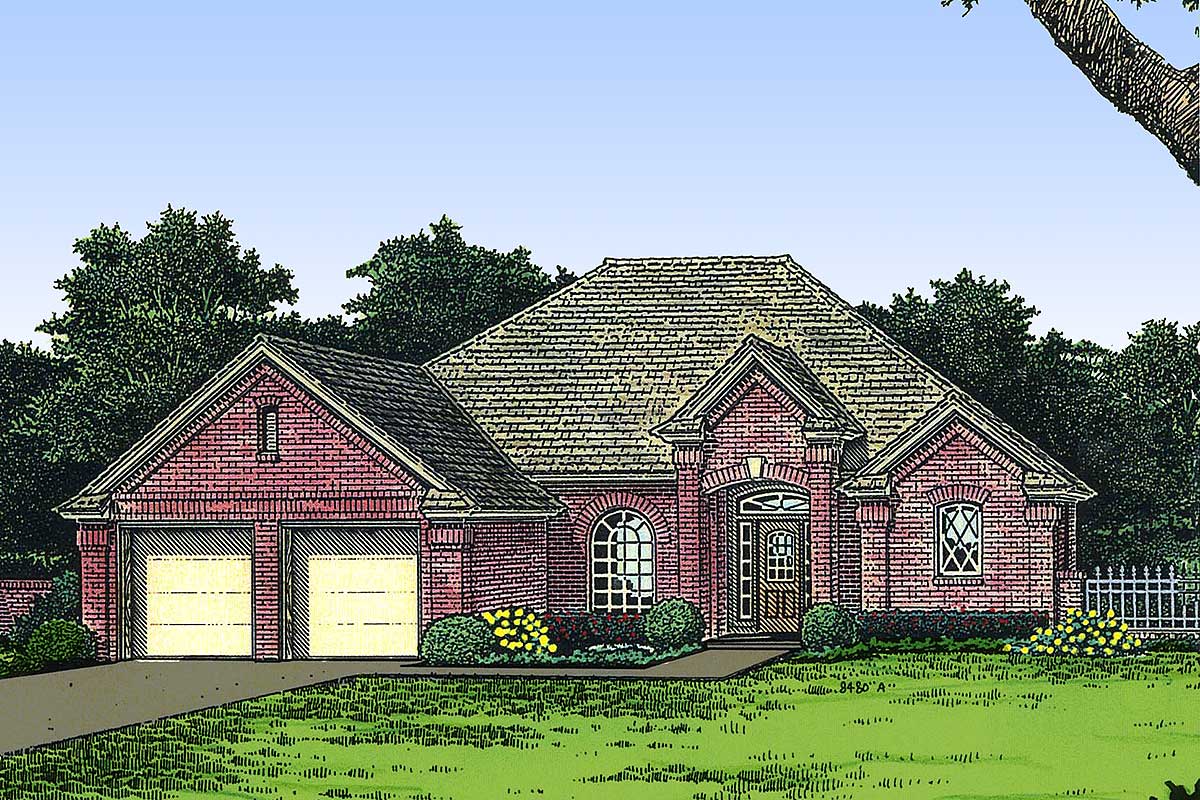 Petite European House  Plan  48146FM Architectural 