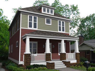 Traditional Four Square House Plan - 50100PH | Architectural Designs ... Traditional Four Square House Plan - 50100PH | Architectural Designs ...