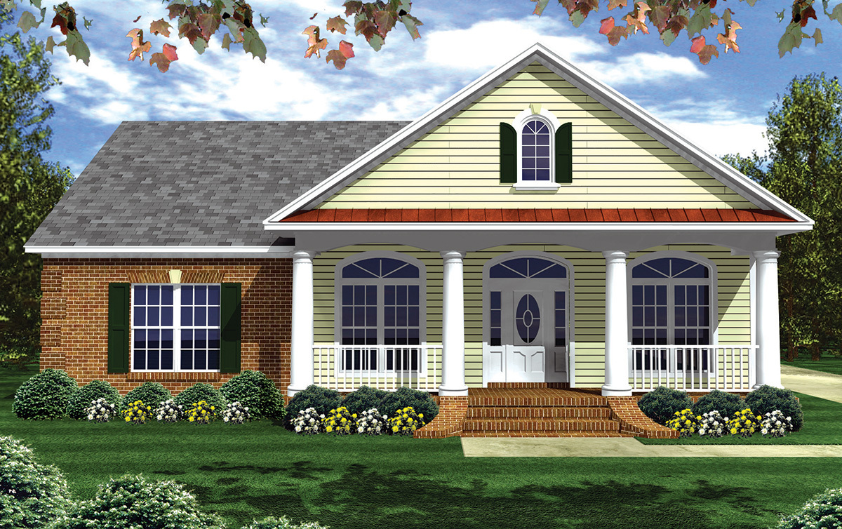 Charming Covered Porch Design 51024MM Architectural Designs House