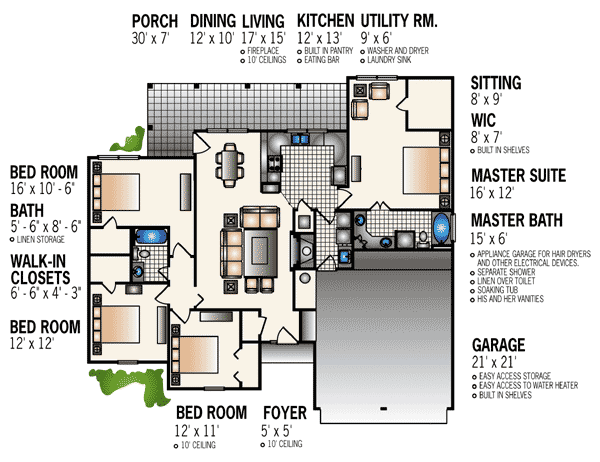 space saving design 55111br 1st floor master suite space saving design 55111br 1st floor master suite