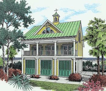 Beach House Plan With Observation Room - 5572BR | Architectural ... Beach House Plan With Observation Room - 5572BR | Architectural ...
