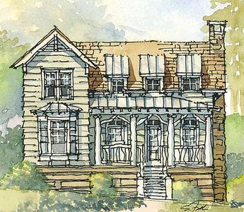 3 Bedroom House Plan with Covered Porch - 56149AD | Architectural