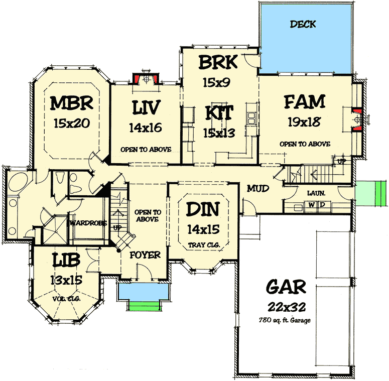Second Floor Rec Room 5698TR Architectural Designs House Plans