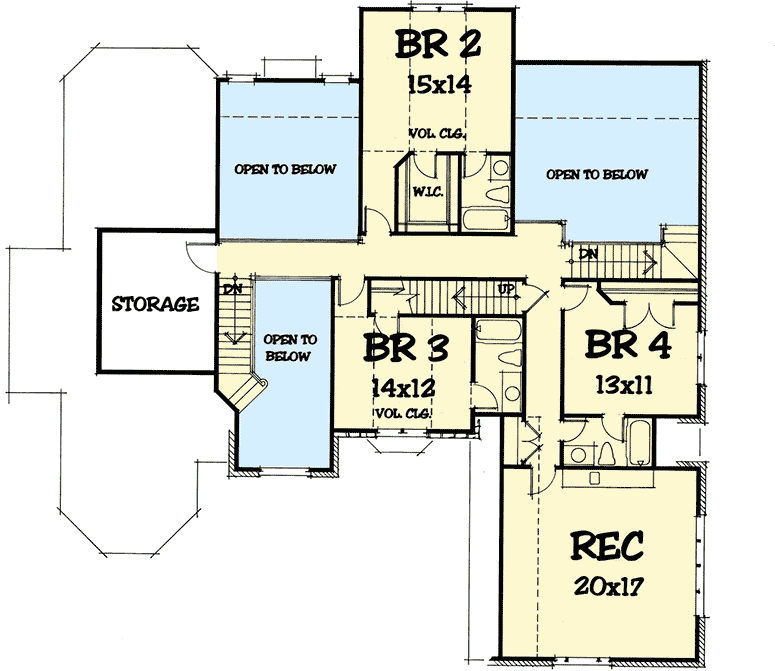 Second Floor Rec Room 5698TR Architectural Designs House Plans
