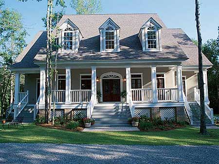 Multiple Porches and Columns - 60051RC | Architectural Designs ... Multiple Porches and Columns - 60051RC | Architectural Designs ...