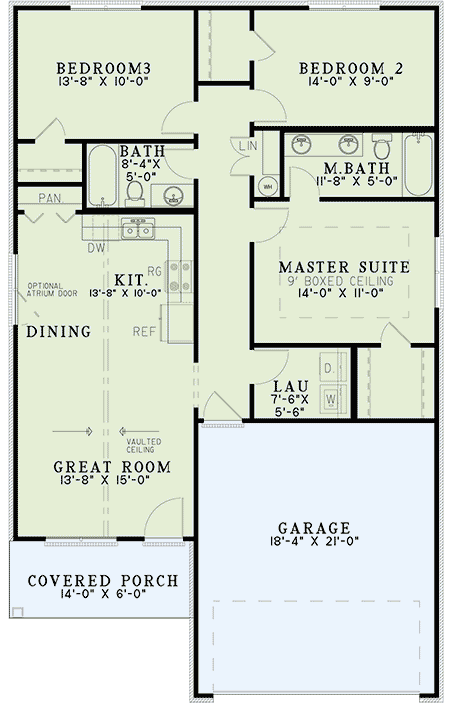 starter home floor plans starter home plan with vaulted ceilings 60634nd starter home floor plans starter home plan with vaulted ceilings 60634nd