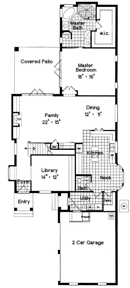 Tradition in Narrow Form - 6333HD | Architectural Designs ...