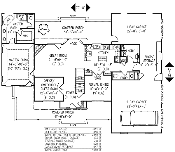 reverse floor plan pinit white
