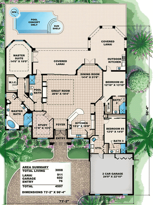 Efficient Mediterranean House Plan - 66284WE | Architectural Designs ... Efficient Mediterranean House Plan - 66284WE | Architectural Designs ...