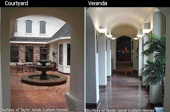  House  plan interior courtyard  Home  design  and style