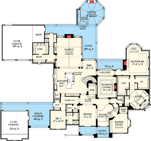 Estate Home Plans architectural designs Estate Home Plans architectural designs
