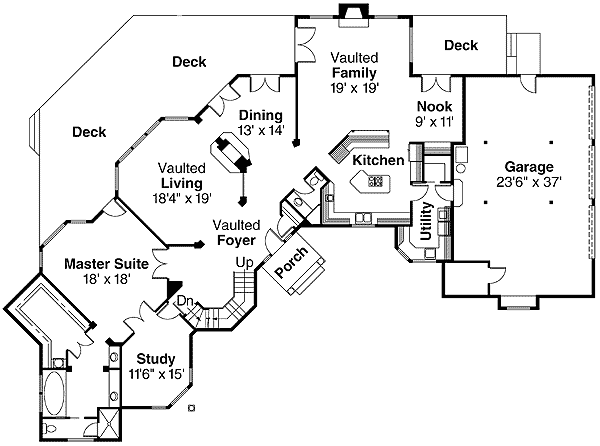 Elegant House Plan with Grand Entry Portico - 72195DA ... Elegant House Plan with Grand Entry Portico - 72195DA ...