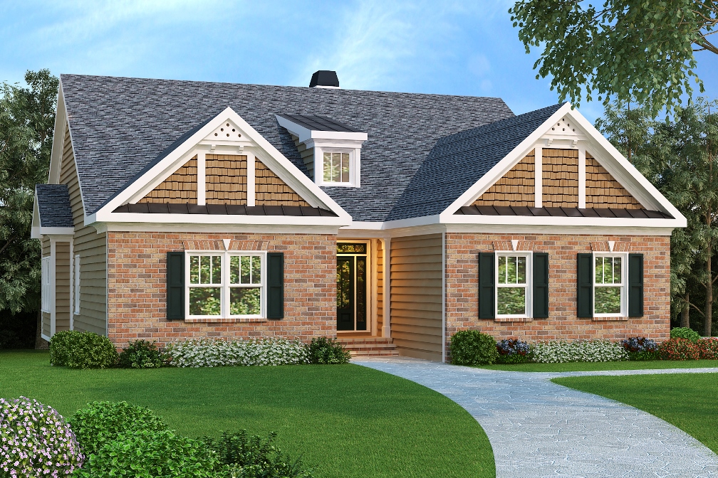 3 Bed Craftsman Ranch - 75454GB | Architectural Designs - House Plans