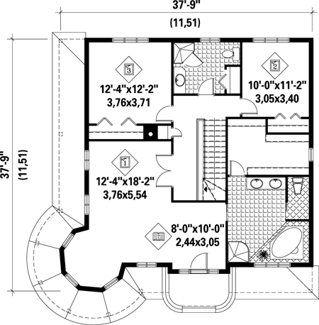 Queen Anne Revival with Turret - 80449PM | Architectural Designs ... Queen Anne Revival with Turret - 80449PM | Architectural Designs ...