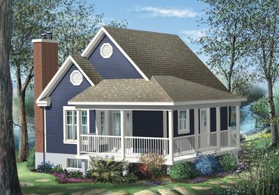 simple one bedroom cottage - 80555pm | architectural designs simple one bedroom cottage - 80555pm | architectural designs