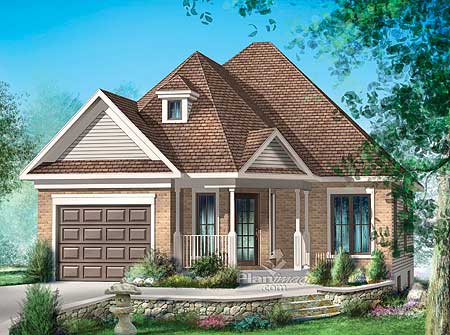 Simple One  Story  Home  Plan  80624PM Architectural 