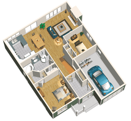 Two-Bedroom Bungalow House Plan - 80625PM | 1st Floor Master Suite, CAD