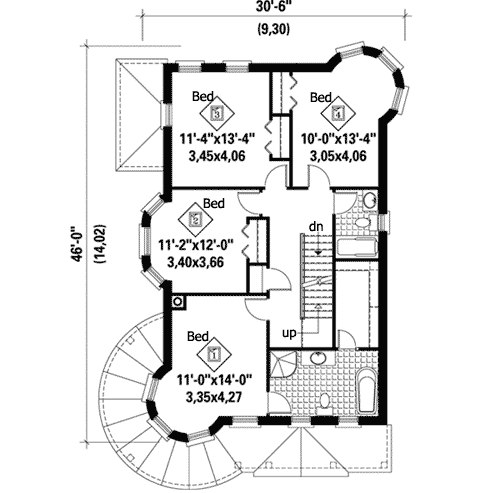 Glorious Turret - 80723PM | Architectural Designs - House Plans