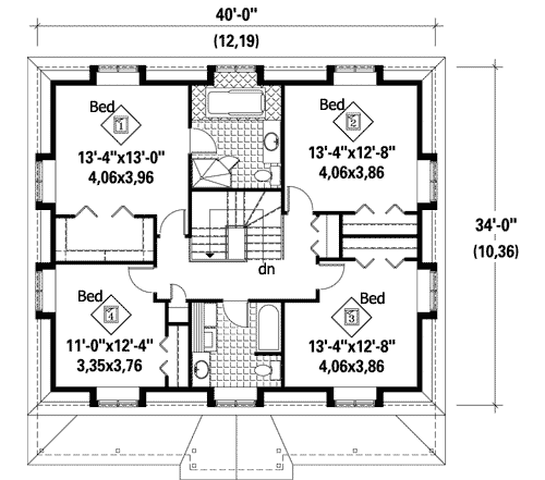 plain hip roof house plans plan 73302 at familyhomeplans com floor plain hip roof house plans plan 73302 at familyhomeplans com floor