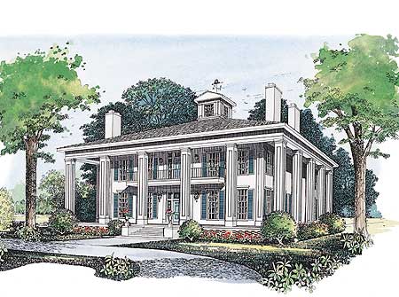 Magnificent Plantation Home Plan - 81269W | Architectural Designs ...
