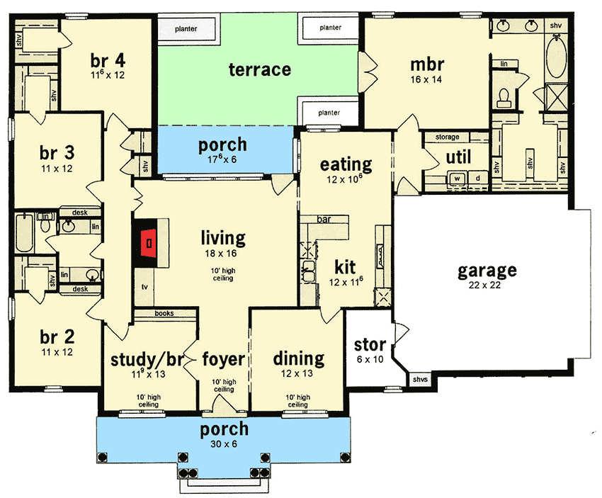 Elegant Entryway 8412JH Architectural Designs House Plans