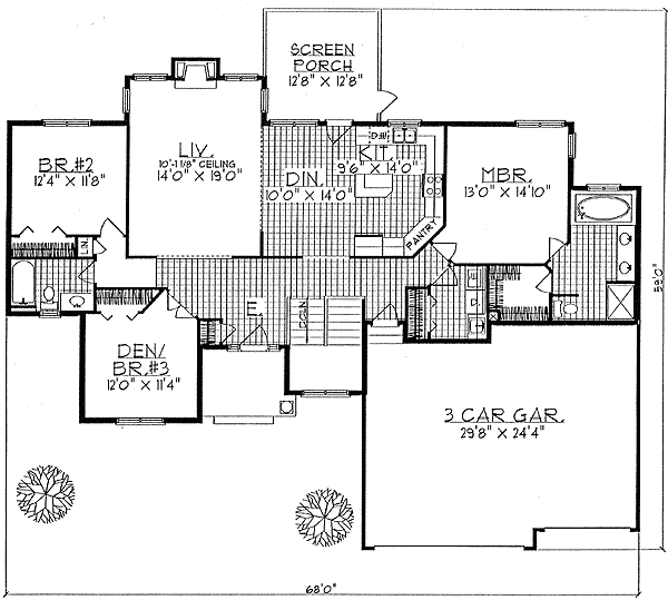 Ranch Home Plans image of the long meadow house plan Floor Plan Ranch Home Plans get more specifics at family home plans plan 74834 Floor Plan